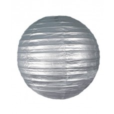 20" Paper Lantern Silver Regular Wire